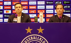 Sportdirektor Wagner (li.) und Präsident Gollowitzer.
