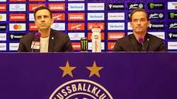 Sportdirektor Wagner (li.) und Präsident Gollowitzer.