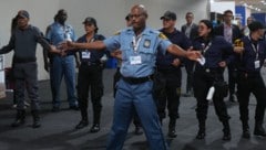 Sicherheitskräfte auf der Klimakonferenz (Symbolbild)