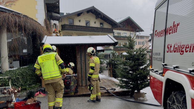 Die Feuerwehr St. Gilgen hatte die Situation rasch unter Kontrolle