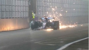 Alex Albon war im Qualifying nicht vom Glück verfolgt.