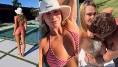 Aryna Sabalenka genießt mitten im November den Sommer.