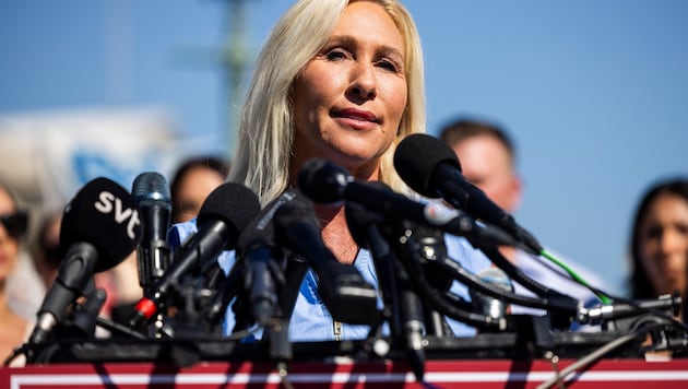 Nach dem Zerwürfnis mit Donald Trump verlässt die rechte Hardlinerin Marjorie Taylor Greene den ...