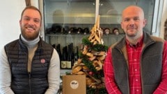 Philipp (l.) und Zoltan reagierten blitzschnell auf die Notsituation.