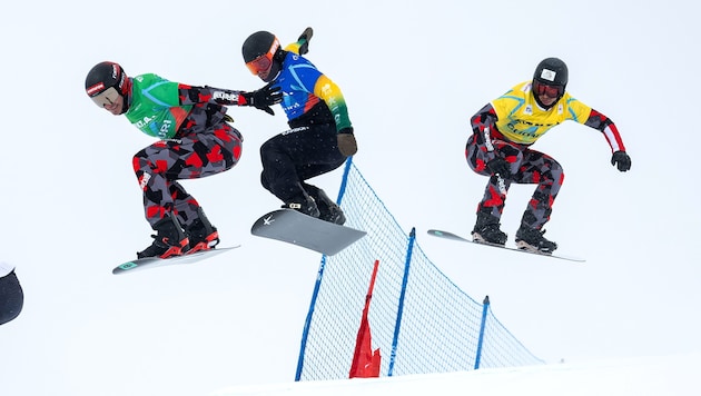 In Gudauri wird Olympiasieger Alessandro „Izzi“ Hämmerle (li.) in dieser Saison keine ...