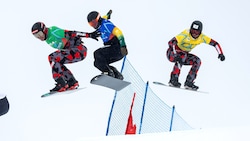 In Gudauri wird Olympiasieger Alessandro „Izzi“ Hämmerle (li.) in dieser Saison keine ...