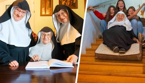 „Jetzt rutschen wir auf der Matratze!“: Die drei Schwestern machen auch gerne mal einen Spaß mit ...