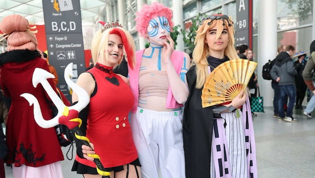 Fans in aufwendigen Kostümen gehören zur Comic Con wie immer dazu.