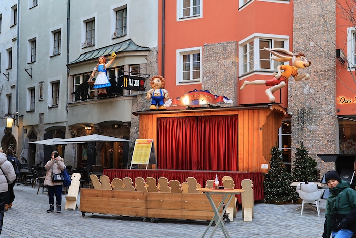 Die Märchenbühne in der Innsbrucker Altstadt.