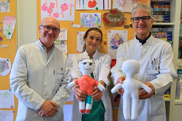 Die Direktoren der einzelnen Kinderkliniken Thomas Müller, Ursula Kiechl-Kohlendorfer und Ralf ...