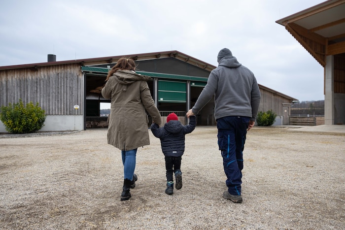 Drei Generationen der Familie Rauscher stehen in NÖ jeden Tag im Stall und kümmern sich um ihre ...