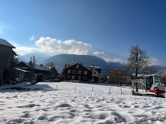 „Krone“-Leserreporterin Marina schickt weiße Grüße aus Bezau in Vorarlberg.