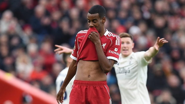 Liverpool kassierte gegen Nottingham eine bittere Heimpleite.