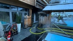In dem Wellnessbereich dieses Hotels brach der Brand aus