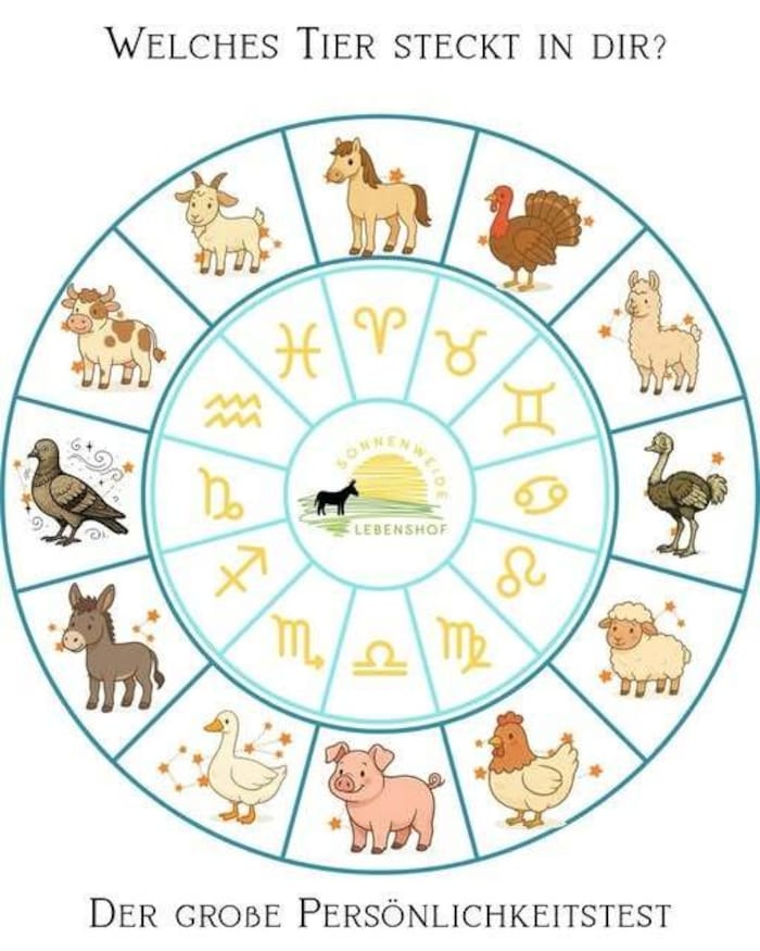 Mit einem Augenzwinkern fragen die Nussbaumers: Welches Tier bist du?