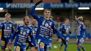 Elias Havel und Co. haben mit Hartberg in der Fußball-Bundesliga derzeit einen Lauf. 