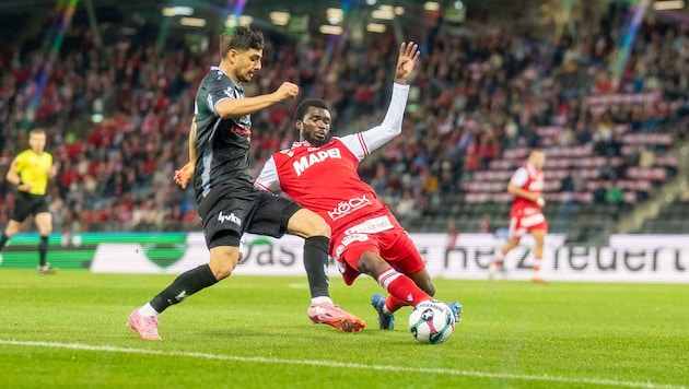 In der Abwehr ist Beres Owusu ein Fels in der Brandung.