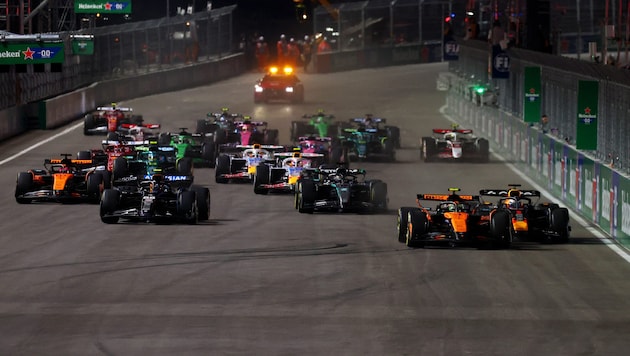 Die Startphase des Rennens verlief durchaus chaotisch.