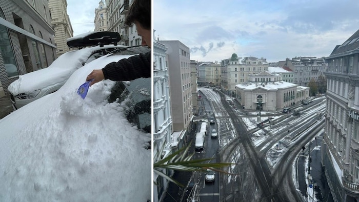 Am Sonntagmorgen präsentierte sich Wien im weißen Winterkleid – die kommende Woche startet unter ...