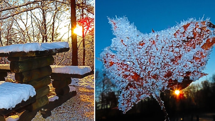 „Krone“-Leserreporter Georg schickt weiße Grüße aus Villach in Kärnten.