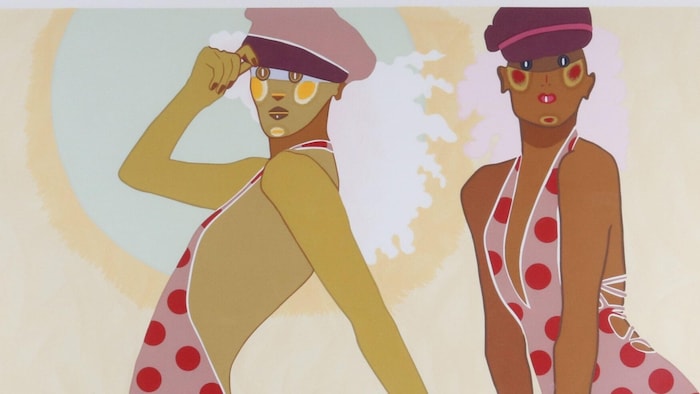 „Look again“: Farbsiebdruck von Kiki Kogelnik (ab 3000 €)