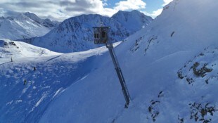 Die Lawinensicherungsanlage Albona schützt auch die umliegenden Skigebiete.