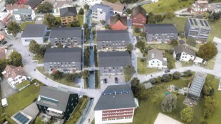 So wird das neue Quartier in Rickenbach aussehen.