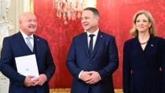 Christian Stocker, Andreas Babler, Beate Meinl-Reisinger