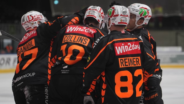 Jubel bei den Graz99ers.