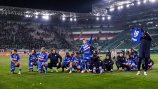 Der GAK jubelte im Allianz Stadion – für den verletzten Zeteny Jano.