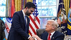 Von links: New Yorks künftiger Bürgermeister Zoran Mamdani und US-Präsident Donald Trump