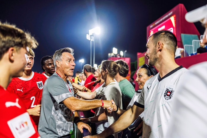 Teamchef Stadler will am Montag mit Österreich ins WM-Finale einziehen.