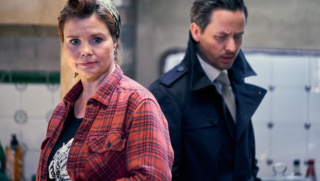 Schauspielerin Annette Frier im Film „Der Pfau“