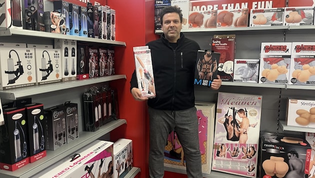 Karl Eres ist Sexshop-Verkäufer mit Herz und Seele.