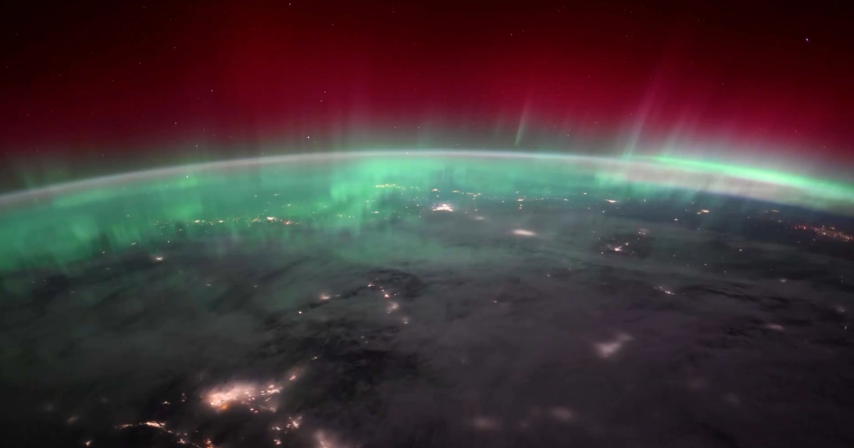 Flackern über Amerika - US-Astronautin filmt Polarlichter aus dem ...