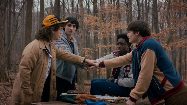 Gaten Matarazzo, Finn Wolfhard, Caleb McLaughlin, Noah Schnapp