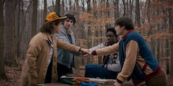 Gaten Matarazzo, Finn Wolfhard, Caleb McLaughlin, Noah Schnapp