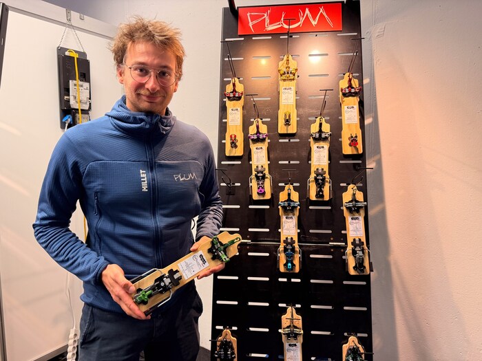 Thomas Denais vom französischen Bindungshersteller Plum.