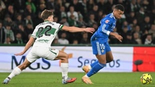 David Affengruber zeigte gegen Real Madrid mit Superstar Kylian Mbappe eine starke Leistung.