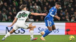 David Affengruber zeigte gegen Real Madrid mit Superstar Kylian Mbappe eine starke Leistung.