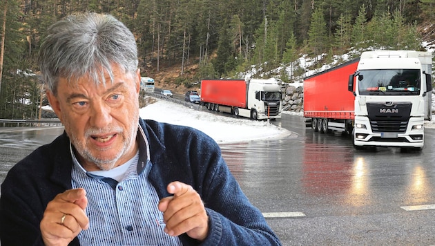 Das leidige Thema Transit entlang der Fernpassstraße beschäftigt Fritz Gurgiser.