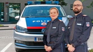 Die Chefinspektoren David Friedl und Birgit Wollenek sind das neue Führungsduo der Stadtpolizei ...