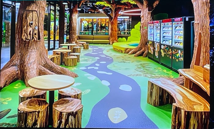 So soll der Aufenthaltsraum für Begleitpersonen aussehen.