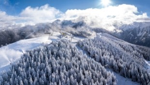 Unterhalb der Burgstallalmbahn (links) kam es am Sonntag zur Tragödie.