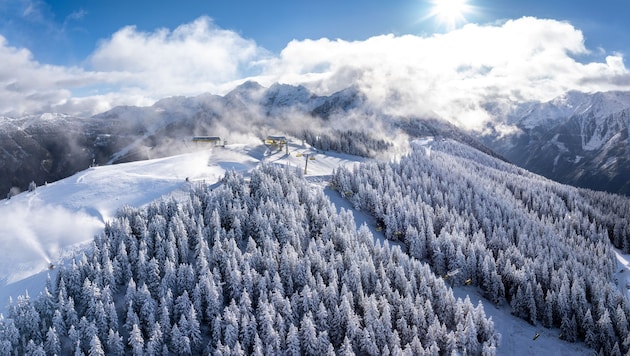 Unterhalb der Burgstallalmbahn (links) kam es am Sonntag zur Tragödie.