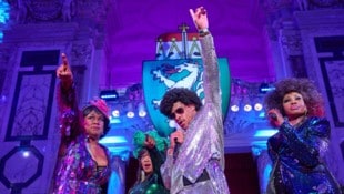 Beim Steirerball 2025 heizte Boney M. den Gästen ein.