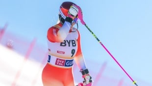 In Gurgl schied Melanie Meillard im ersten Durchgang aus. 