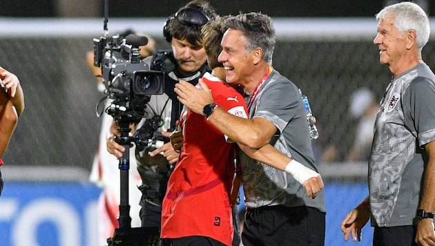 Der Mann hinter dem Erfolg: Hermann Stadler (Mitte)