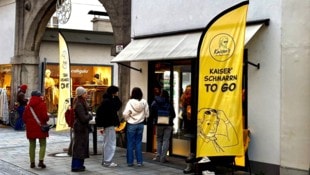 Maximilian Kronberger So ein Schmarrn: In der Salzburger Linzergasse hat das Geschäft für den Süßen Klassiker ...