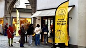 So ein Schmarrn: In der Salzburger Linzergasse hat das Geschäft für den Süßen Klassiker ...
